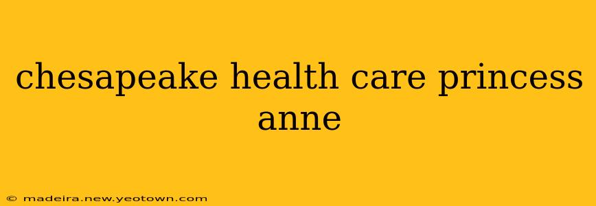 chesapeake health care princess anne