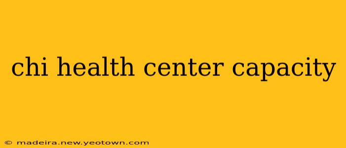 chi health center capacity