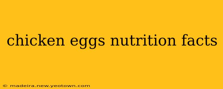 chicken eggs nutrition facts