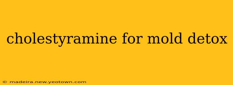 cholestyramine for mold detox