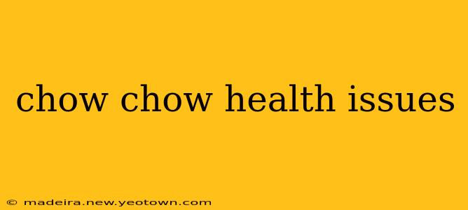 chow chow health issues