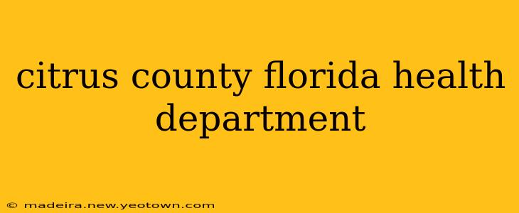 citrus county florida health department