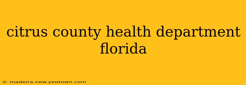 citrus county health department florida