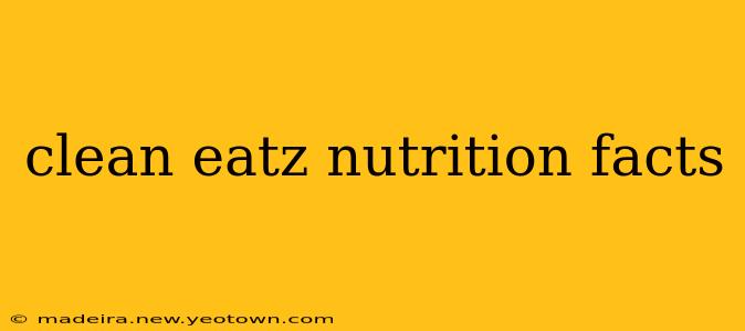 clean eatz nutrition facts