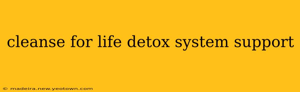cleanse for life detox system support
