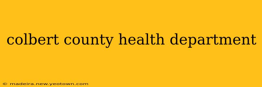 colbert county health department