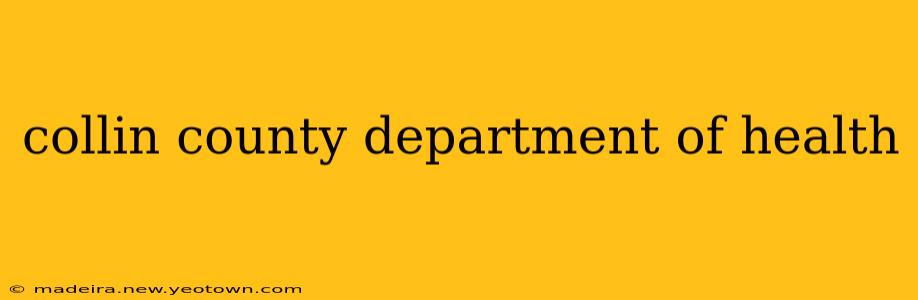collin county department of health
