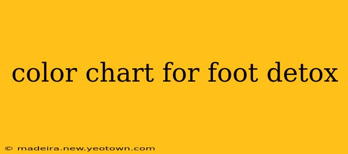 color chart for foot detox