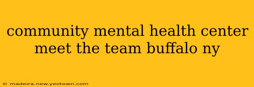 community mental health center meet the team buffalo ny