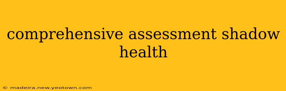 comprehensive assessment shadow health