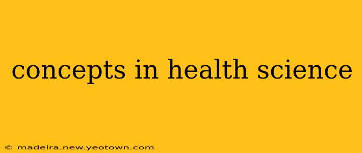 concepts in health science