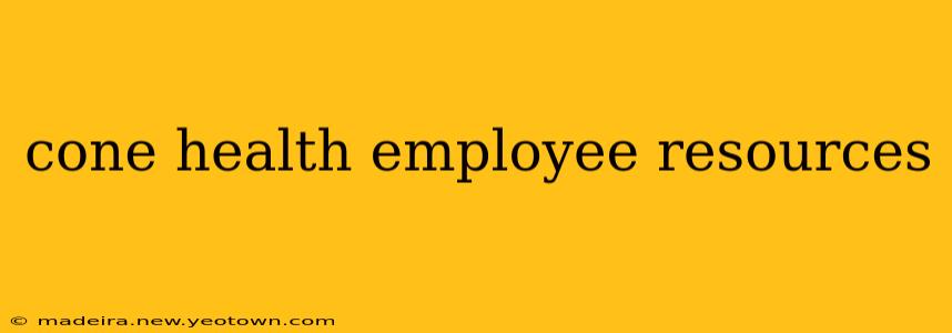 cone health employee resources