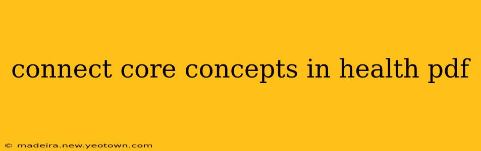connect core concepts in health pdf