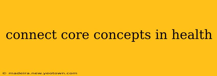 connect core concepts in health