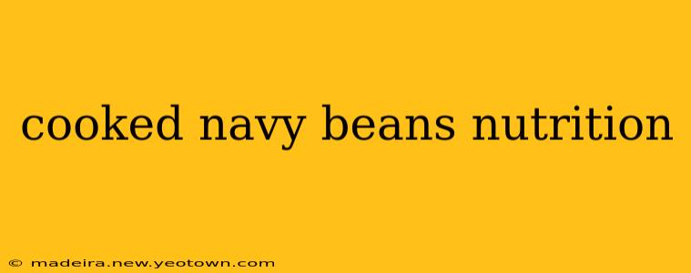 cooked navy beans nutrition