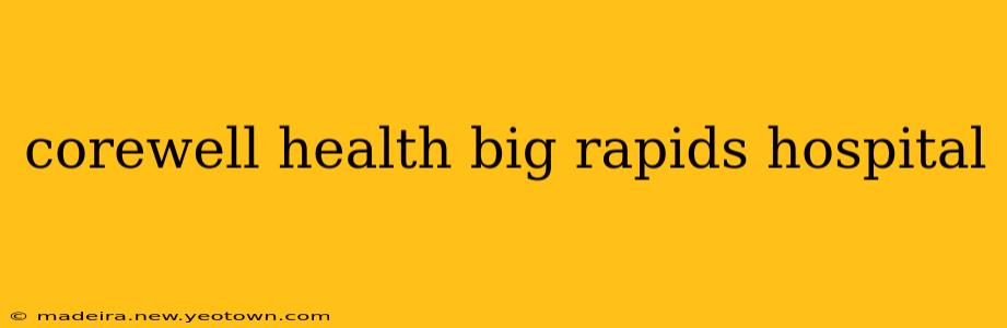 corewell health big rapids hospital