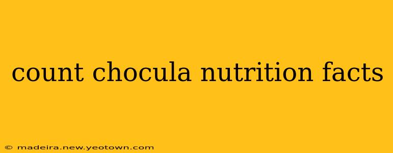count chocula nutrition facts
