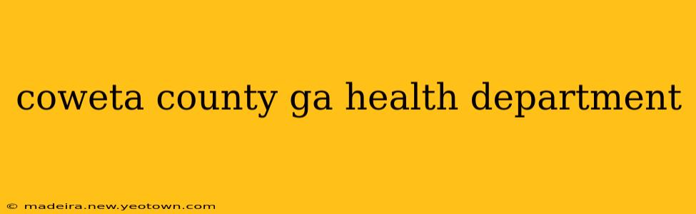 coweta county ga health department