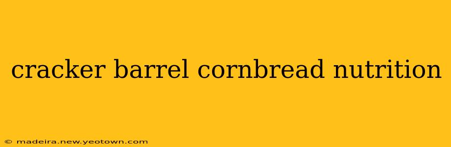 cracker barrel cornbread nutrition