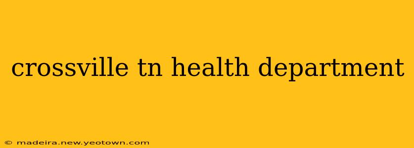 crossville tn health department