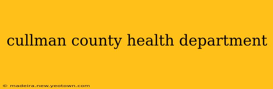 cullman county health department