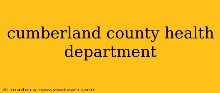 cumberland county health department