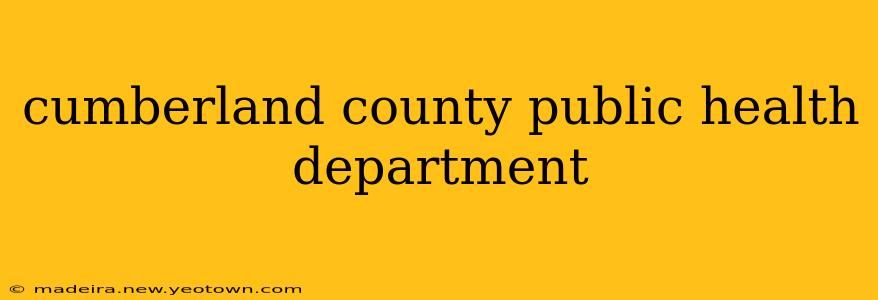 cumberland county public health department