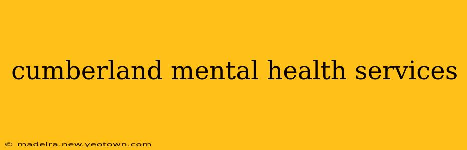 cumberland mental health services