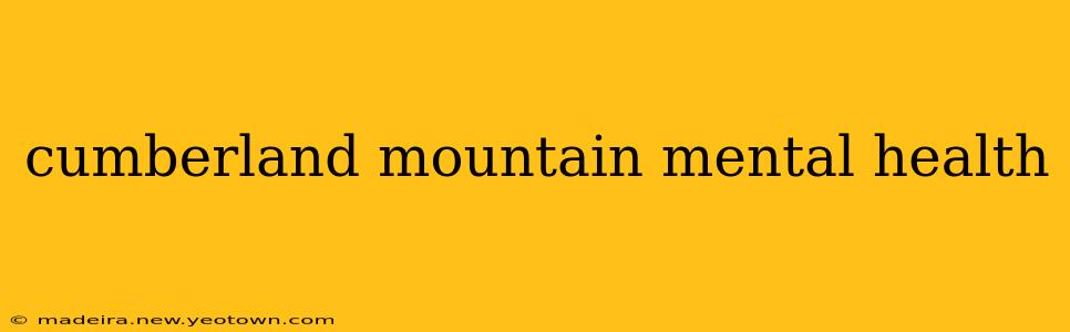 cumberland mountain mental health