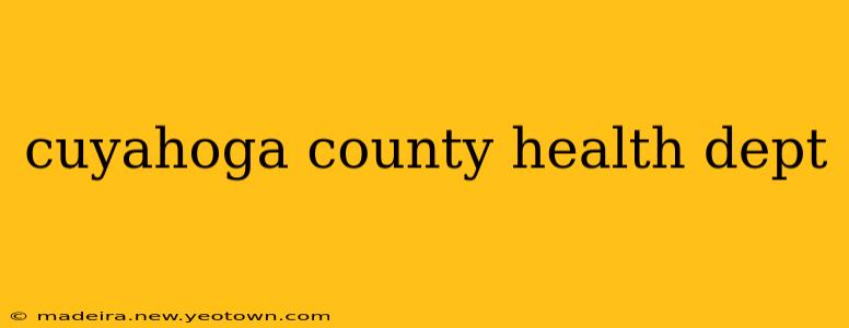 cuyahoga county health dept