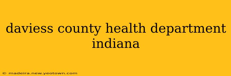 daviess county health department indiana