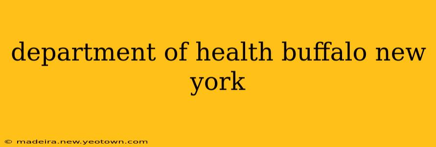 department of health buffalo new york