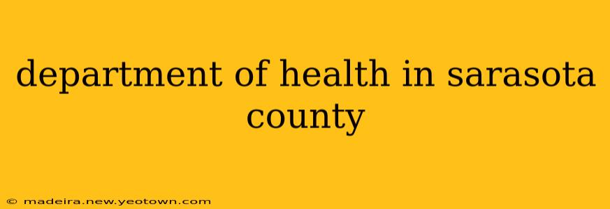 department of health in sarasota county