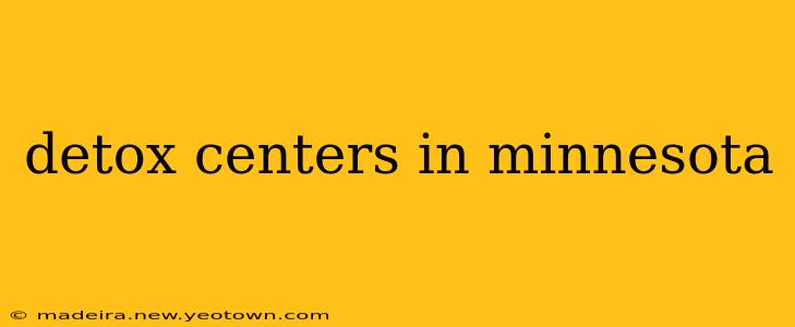 detox centers in minnesota