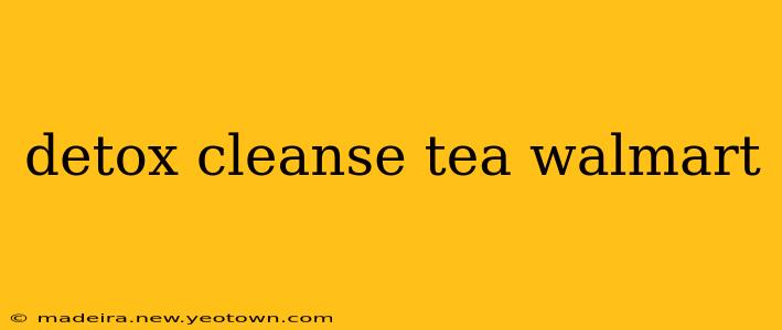 detox cleanse tea walmart