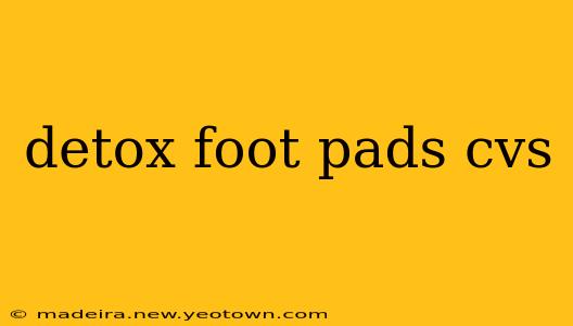 detox foot pads cvs