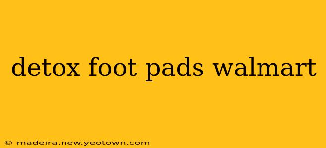 detox foot pads walmart