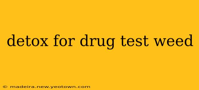 detox for drug test weed