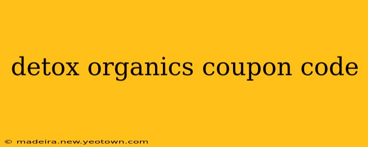 detox organics coupon code