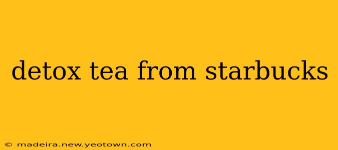 detox tea from starbucks