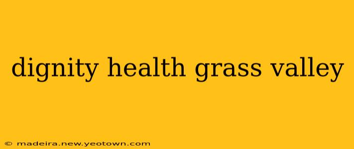 dignity health grass valley
