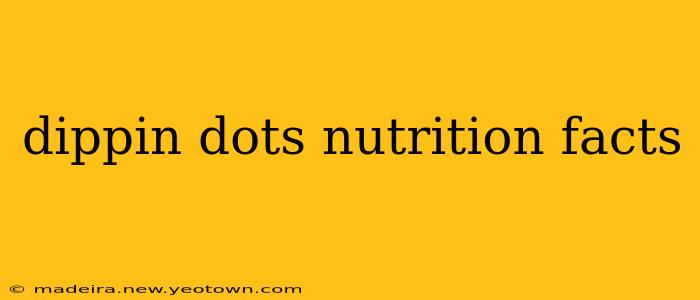 dippin dots nutrition facts
