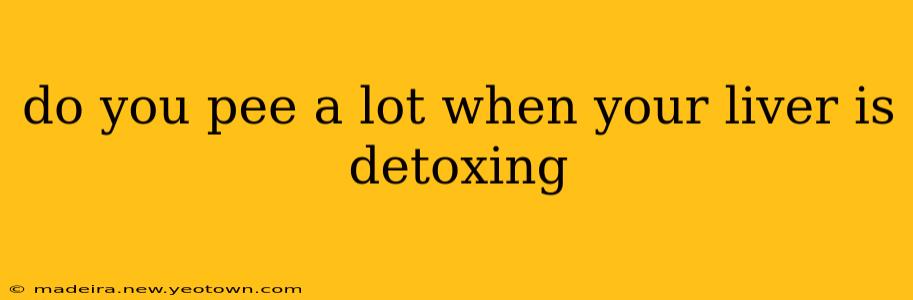 do you pee a lot when your liver is detoxing