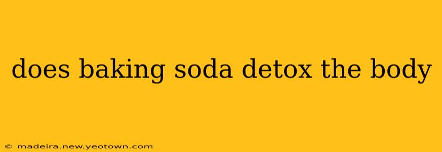 does baking soda detox the body