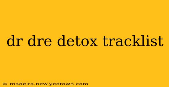 dr dre detox tracklist
