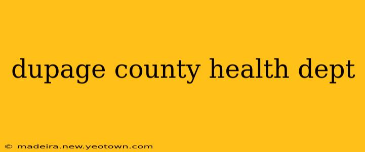 dupage county health dept