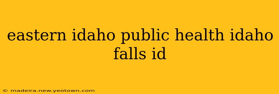 eastern idaho public health idaho falls id