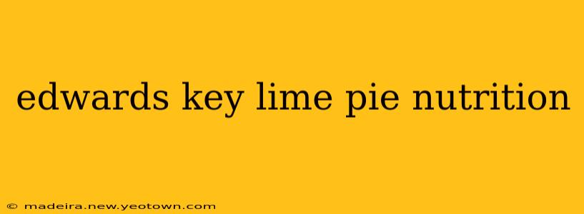 edwards key lime pie nutrition