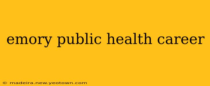 emory public health career