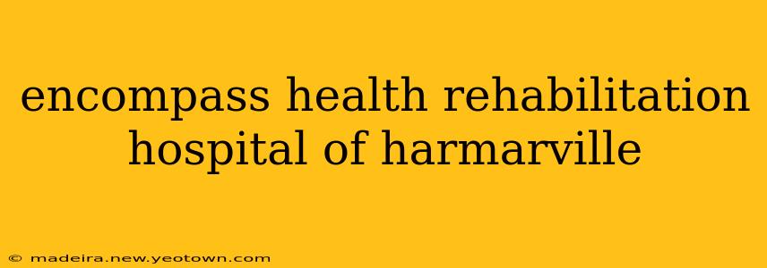 encompass health rehabilitation hospital of harmarville